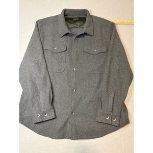 Jeremiah American Legacy Button Up Shirt Jacket Mens XL Fleece Pockets Shacket